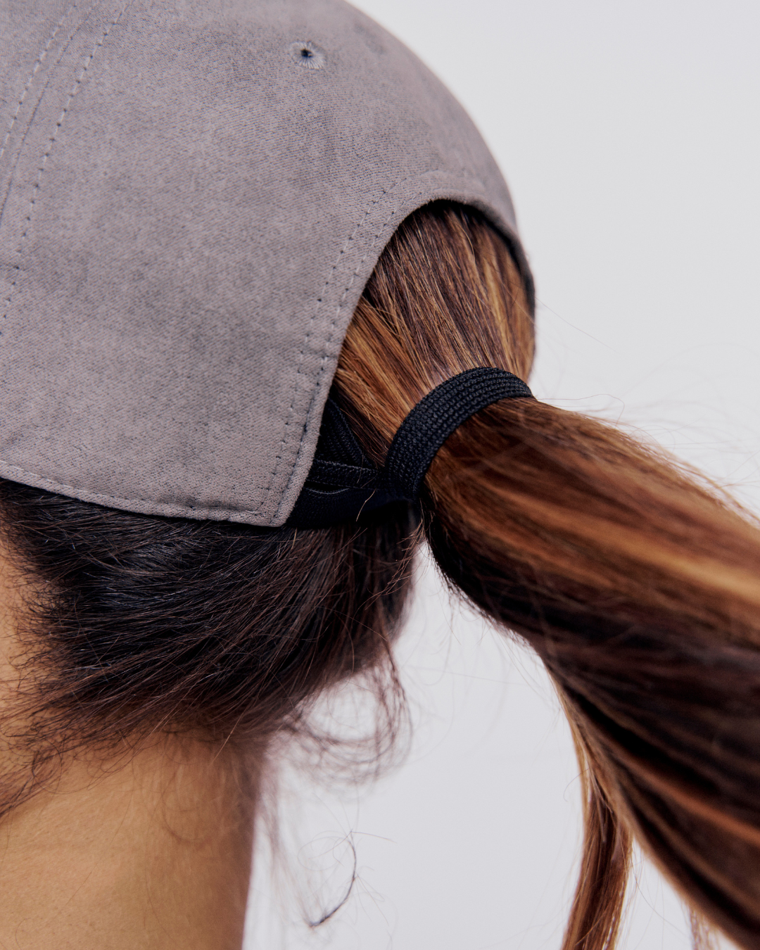 Heather Grey Vegan Suede