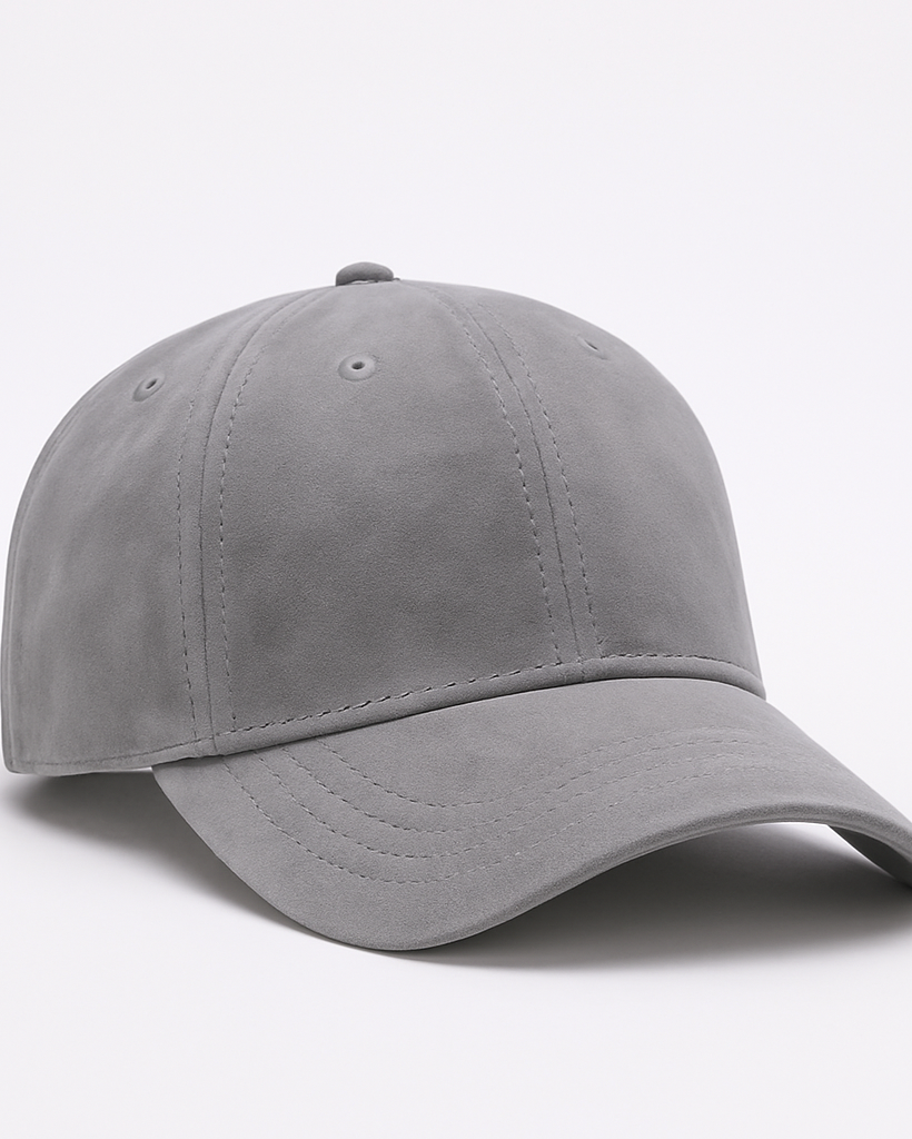 Heather Grey Vegan Suede