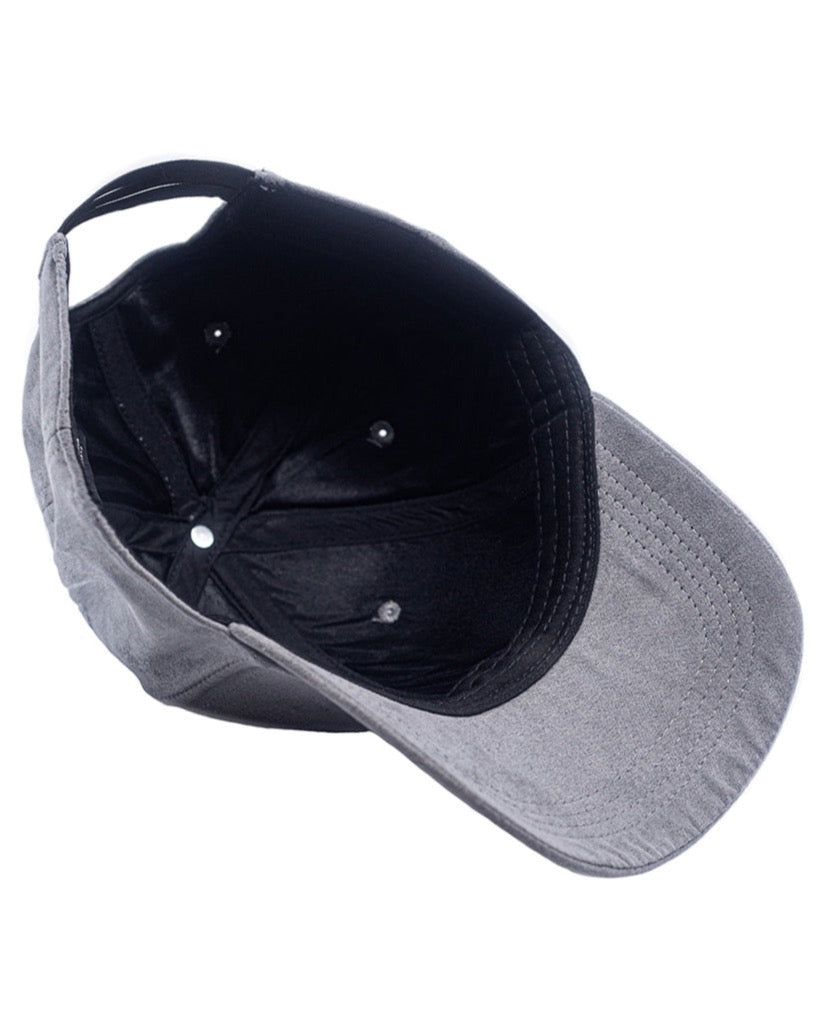 Heather Grey Vegan Suede