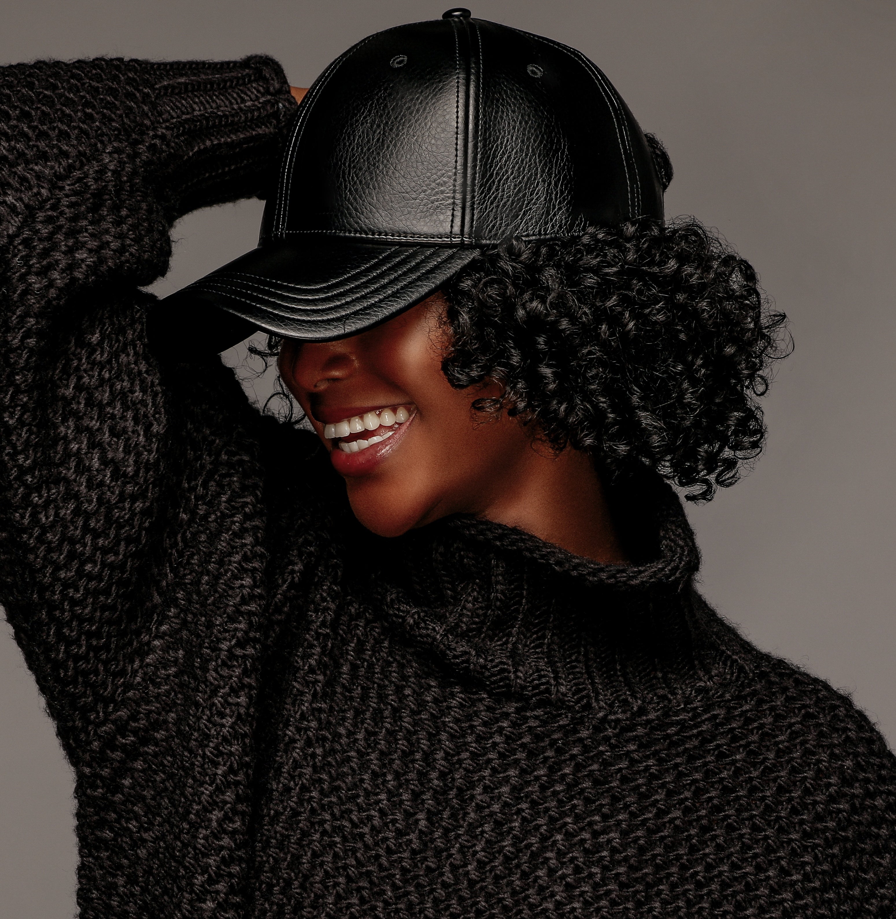 Tress | Black Vegan Leather